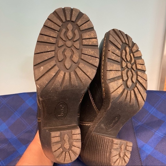 BOC BORN of CONCEPT Sz 6.5 Leather Western Style Stacked Heel Booties - Picture 10 of 12